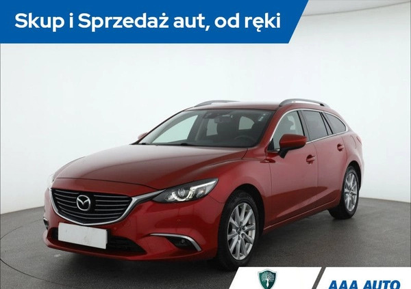 Mazda 6 cena 56000 przebieg: 134693, rok produkcji 2015 z Małomice małe 211